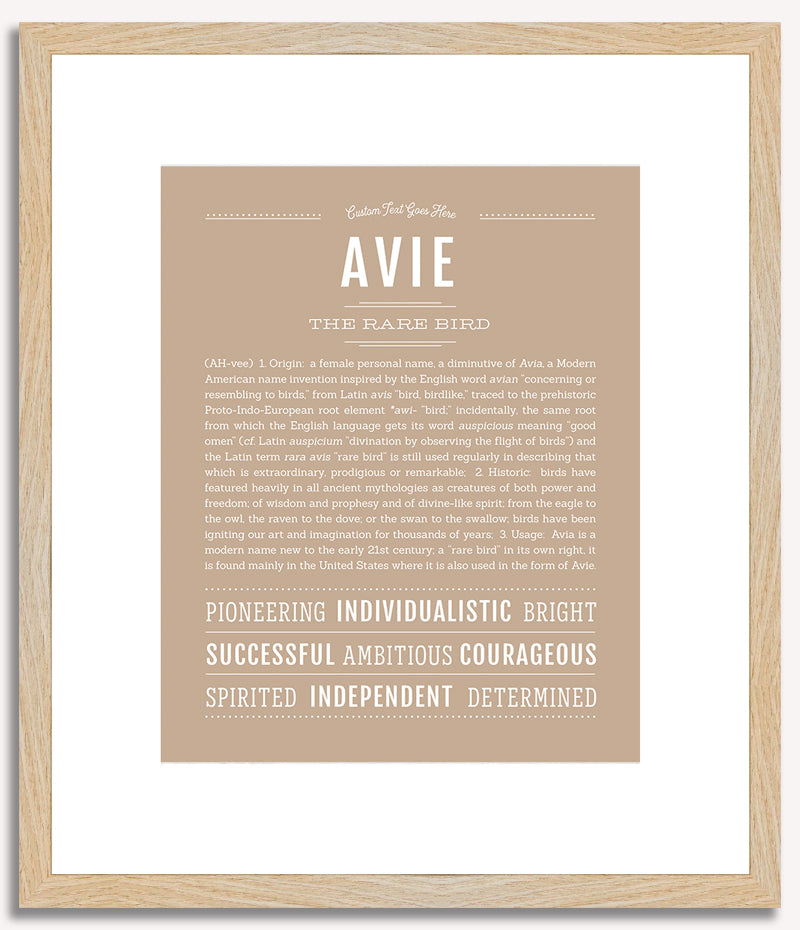 Avie | Name Art Print