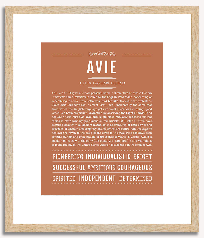 Avie | Name Art Print