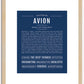 Avion | Name Art Print