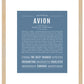 Avion | Name Art Print