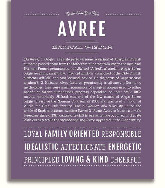 Frame Options | Deep Purple | No Frame
