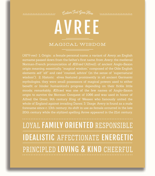 Frame Options | Matte Gold | No Frame