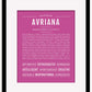 Frame Options | Dark Pink | Maple Frame, Matted