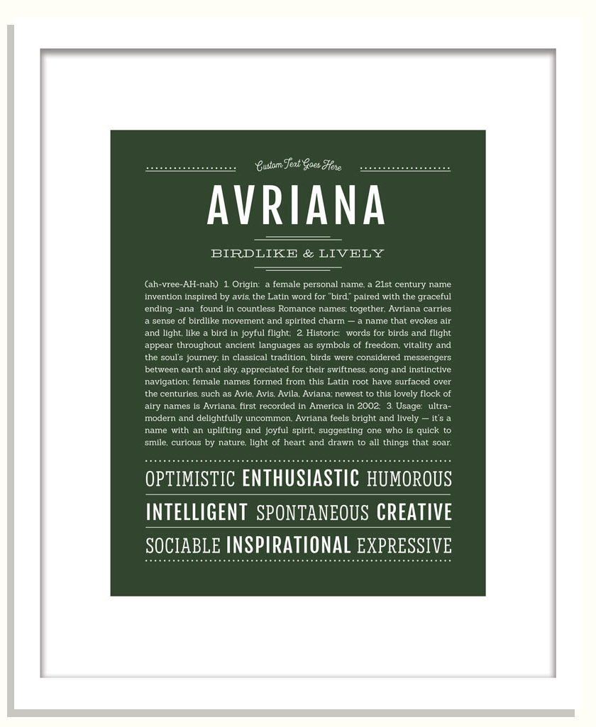 Frame Options | Deep Forest | Black Frame, Matted
