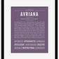 Frame Options | Deep Purple | Maple Frame, Matted