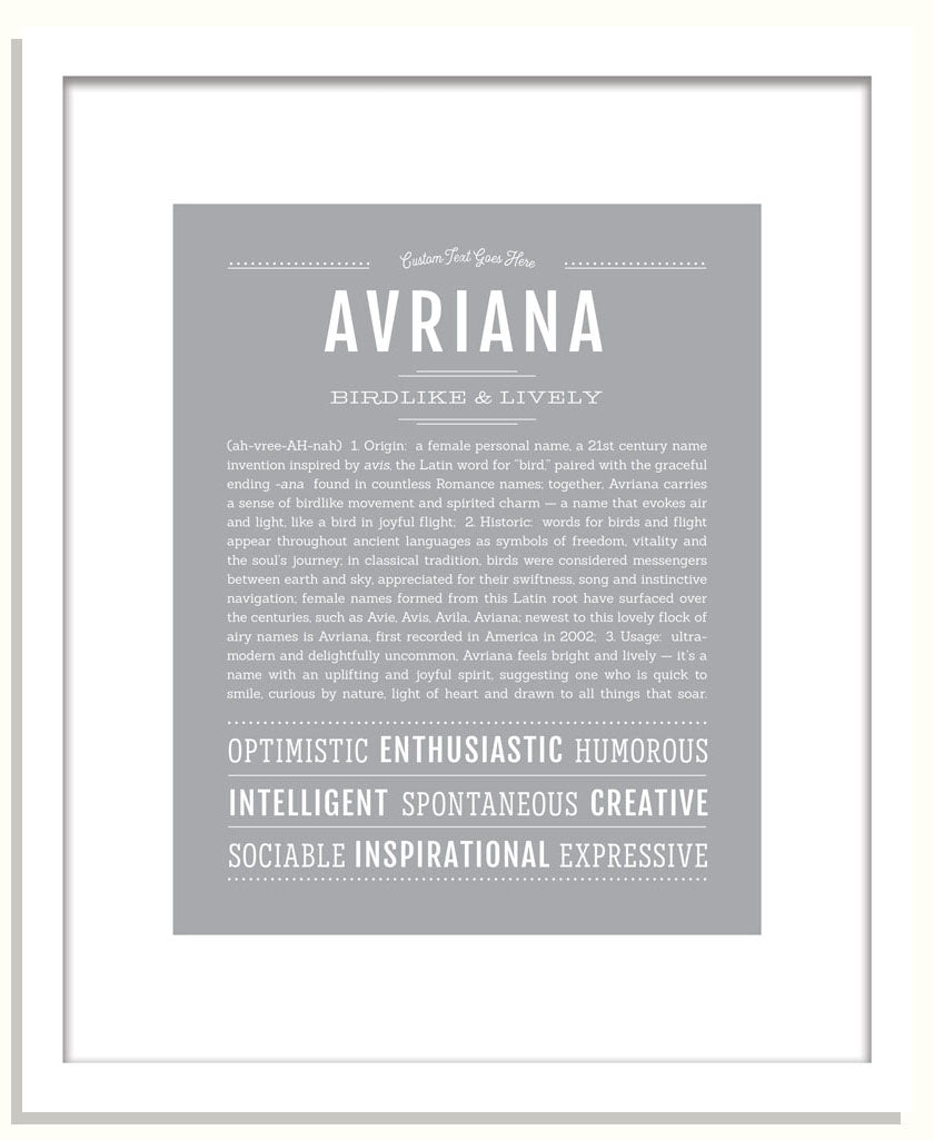 Frame Options | Light Gray | Black Frame, Matted