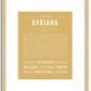 Avriana | Name Art Print