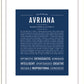 Frame Options | Midnight Blue | Black Frame, Matted