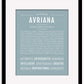 Frame Options | Powder Blue | Maple Frame, Matted