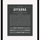 Avyanna | Name Art Print