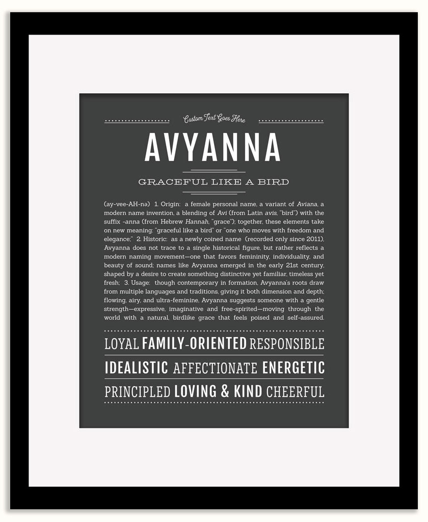 Avyanna | Name Art Print
