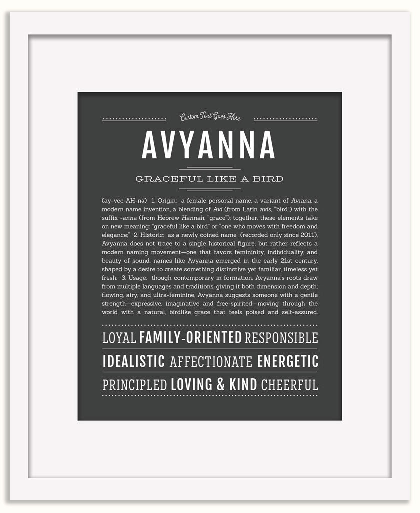 Avyanna | Name Art Print