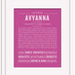 Avyanna | Name Art Print