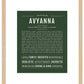 Avyanna | Name Art Print