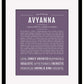 Avyanna | Name Art Print