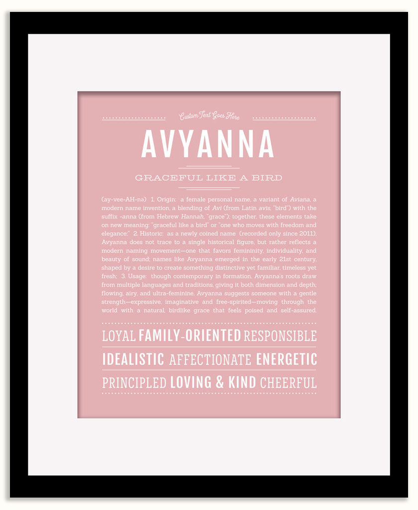 Avyanna | Name Art Print