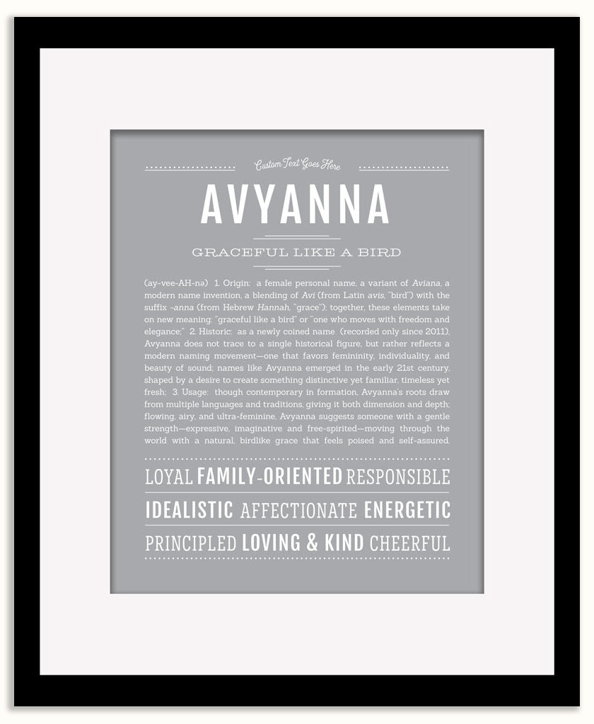Avyanna | Name Art Print