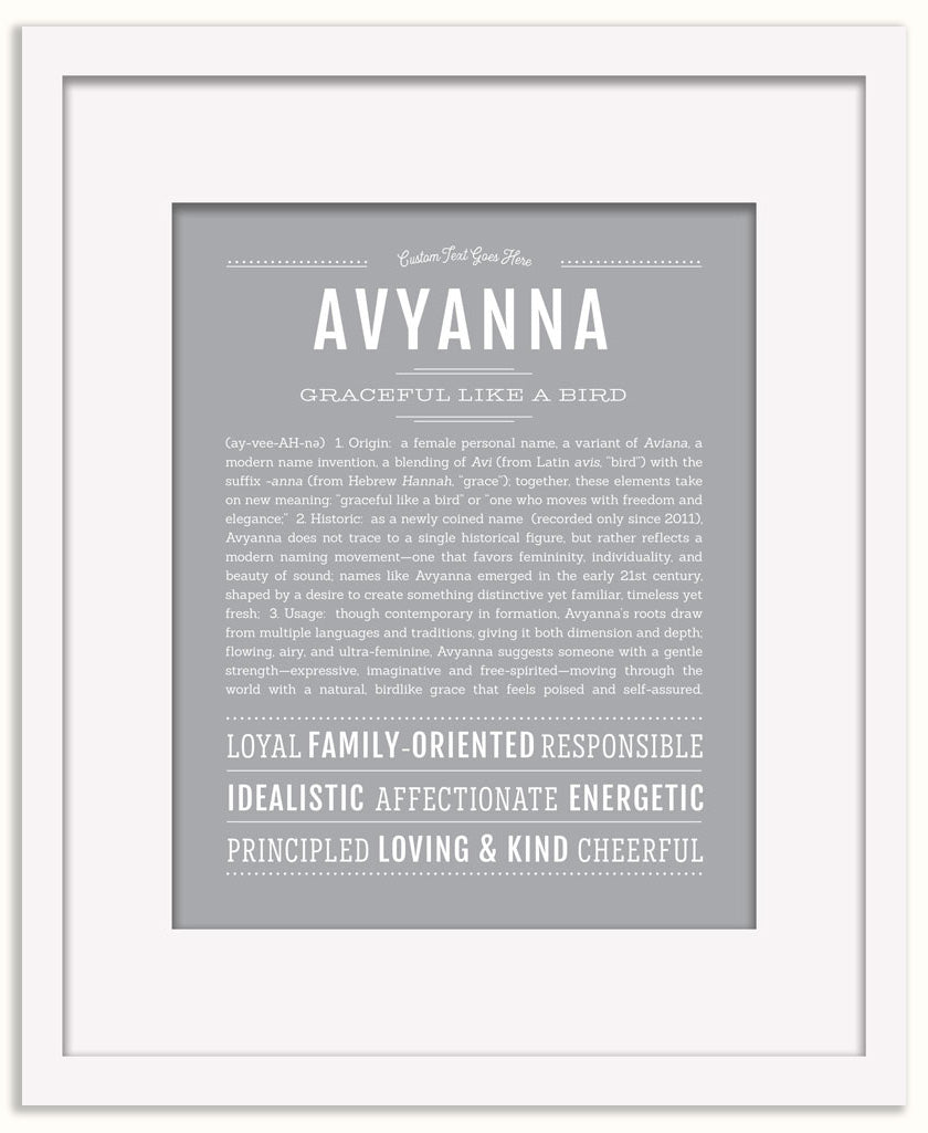 Avyanna | Name Art Print