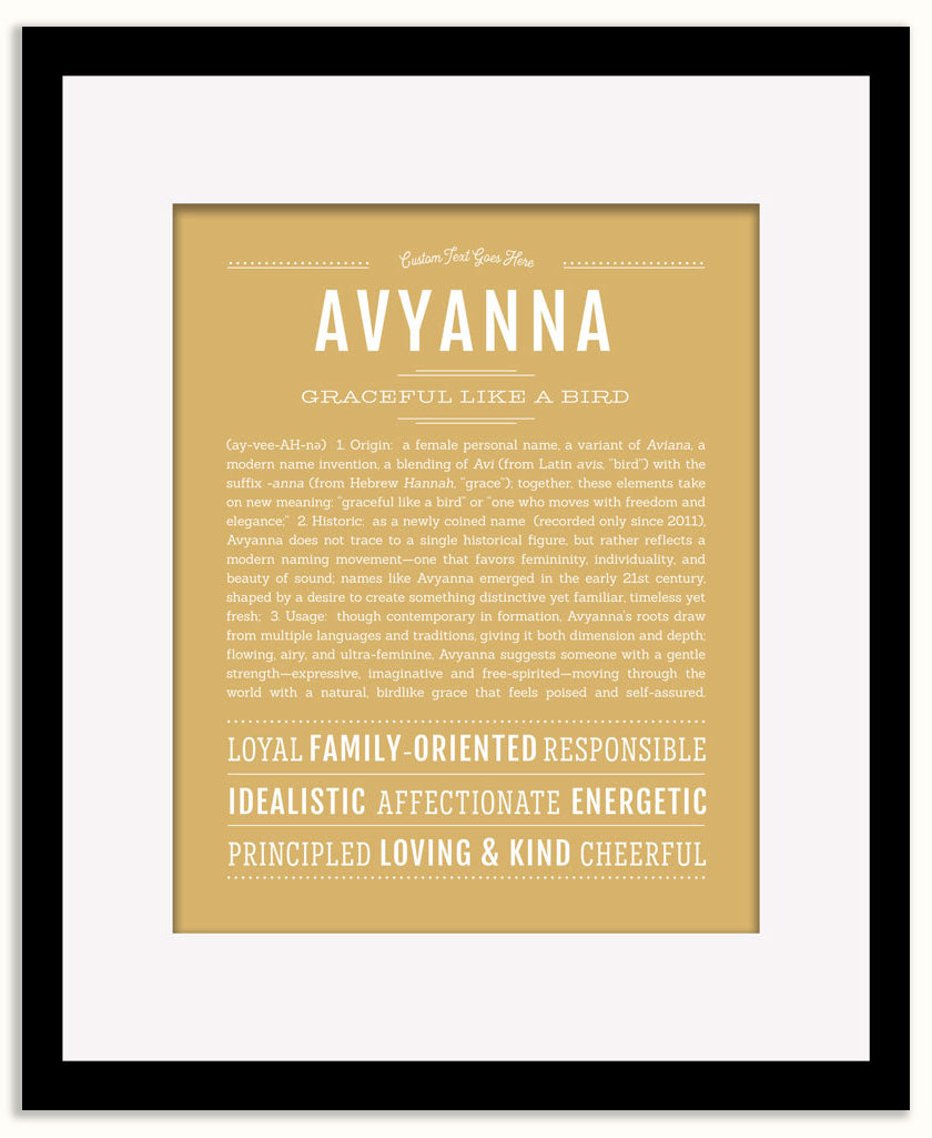 Avyanna | Name Art Print