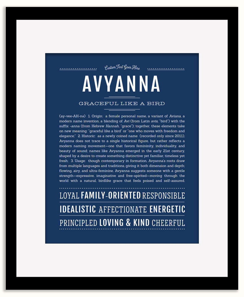 Avyanna | Name Art Print