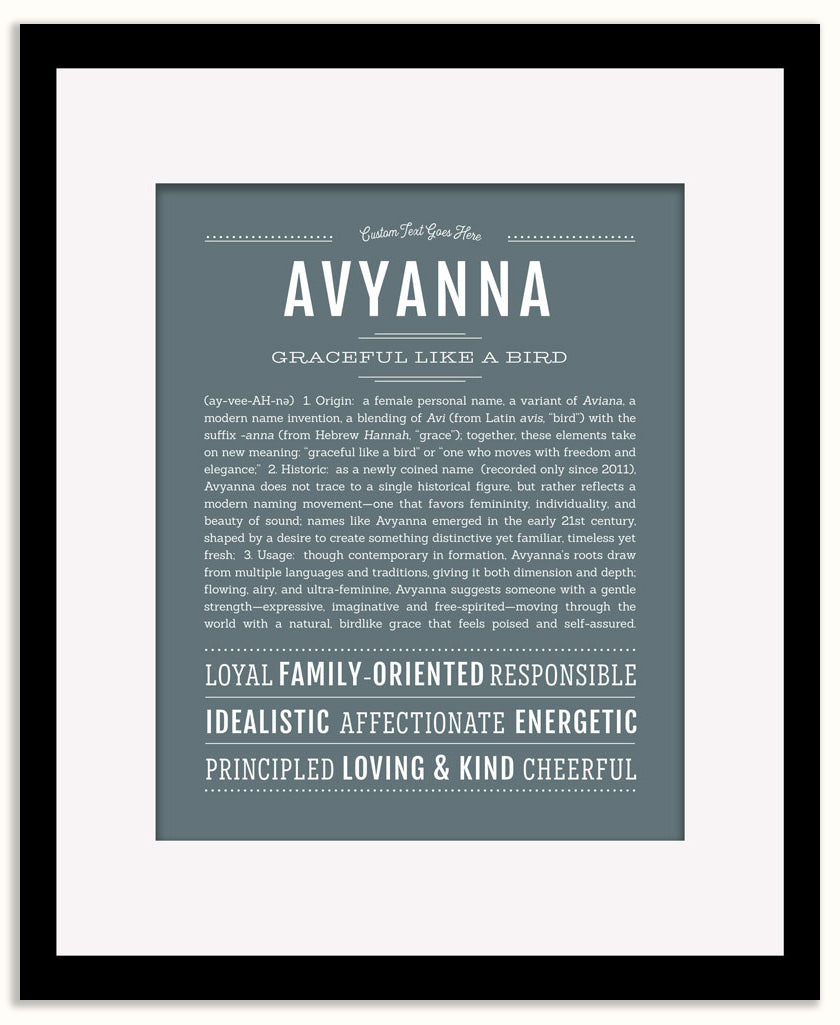 Avyanna | Name Art Print