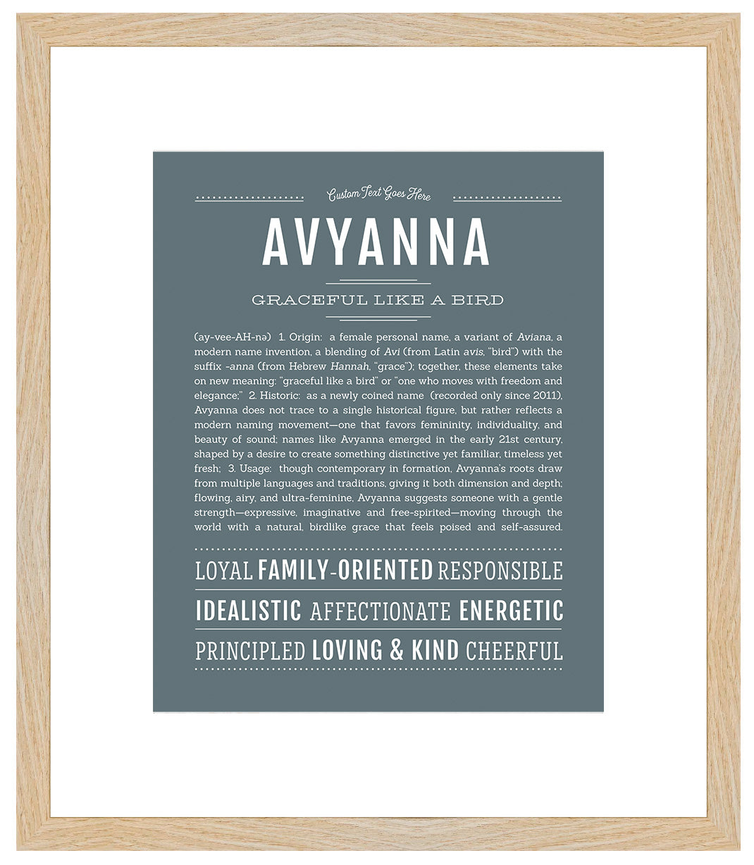 Avyanna | Name Art Print