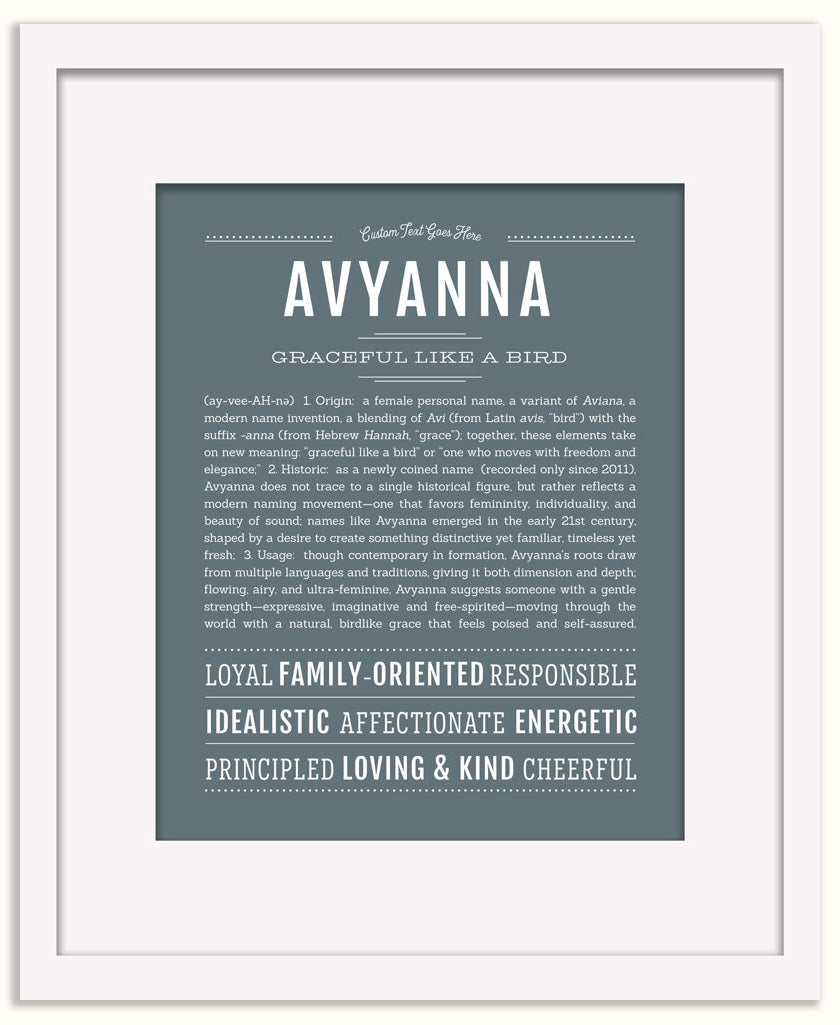 Avyanna | Name Art Print