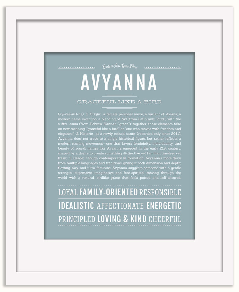 Avyanna | Name Art Print
