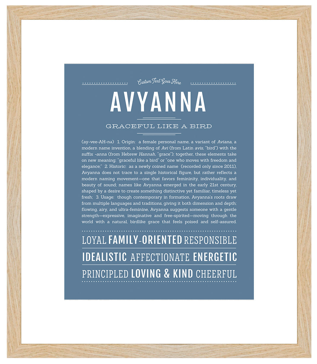 Avyanna | Name Art Print