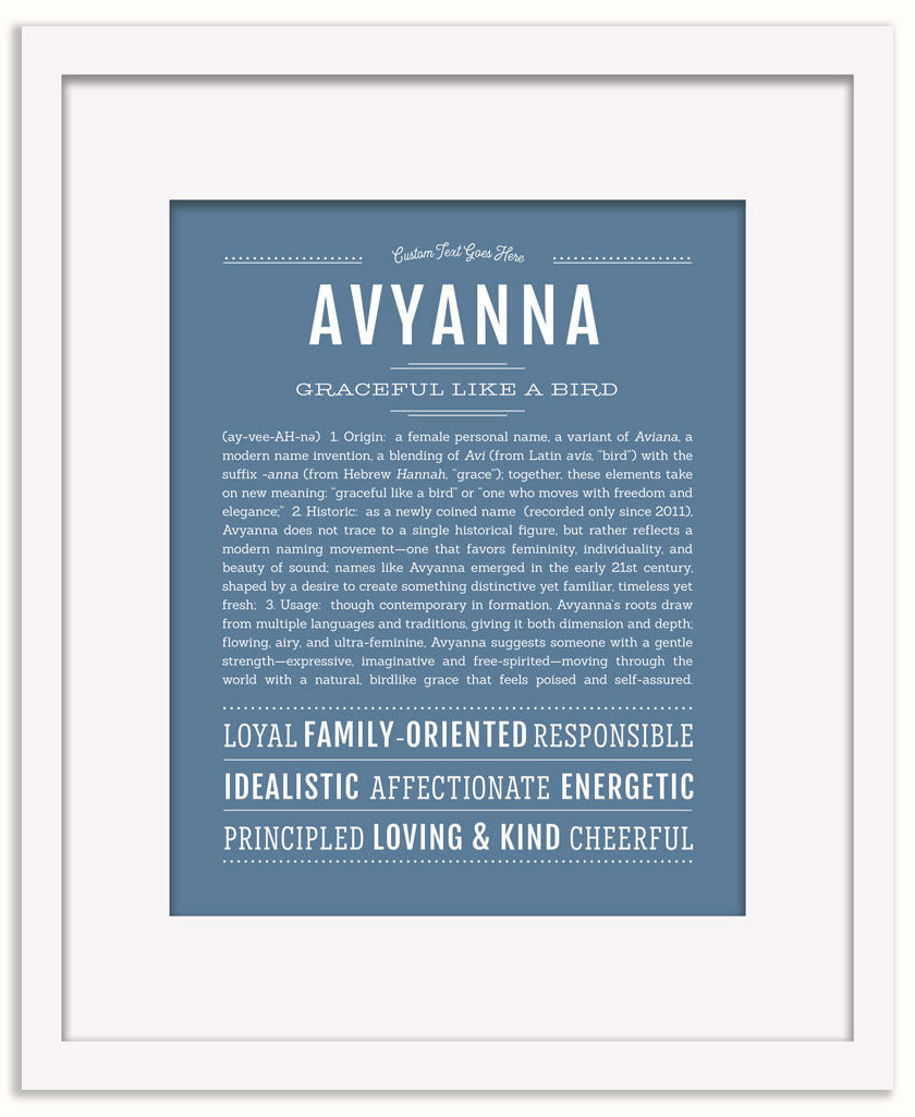 Avyanna | Name Art Print