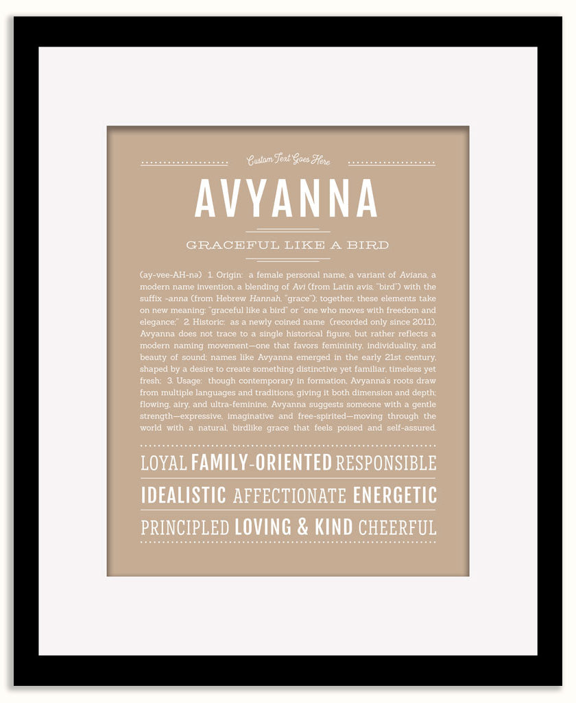 Avyanna | Name Art Print
