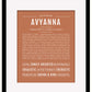 Avyanna | Name Art Print