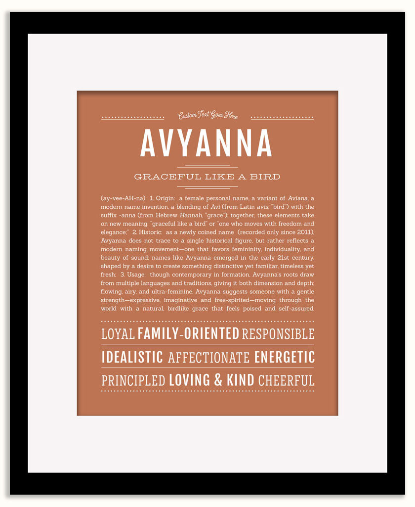 Avyanna | Name Art Print