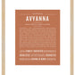 Avyanna | Name Art Print