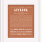 Avyanna | Name Art Print