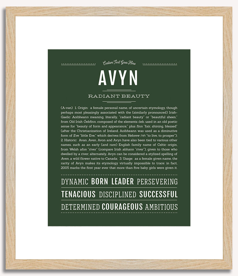 Avyn | Name Art Print