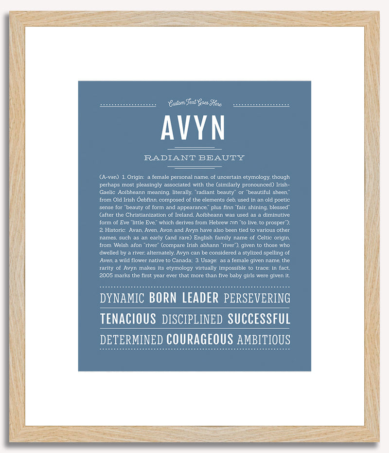 Avyn | Name Art Print