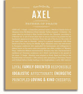 Axel | Name Art Print – Name Stories
