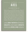 Axel | Name Art Print – Name Stories