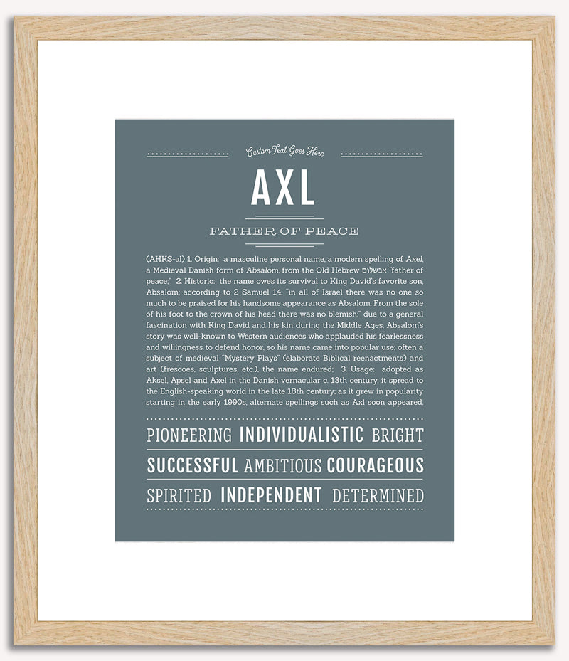 Axl | Name Art Print