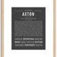 Axton | Name Art Print