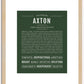 Axton | Name Art Print