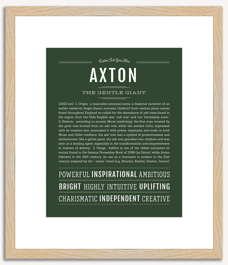 Axton | Name Art Print