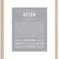 Axton | Name Art Print