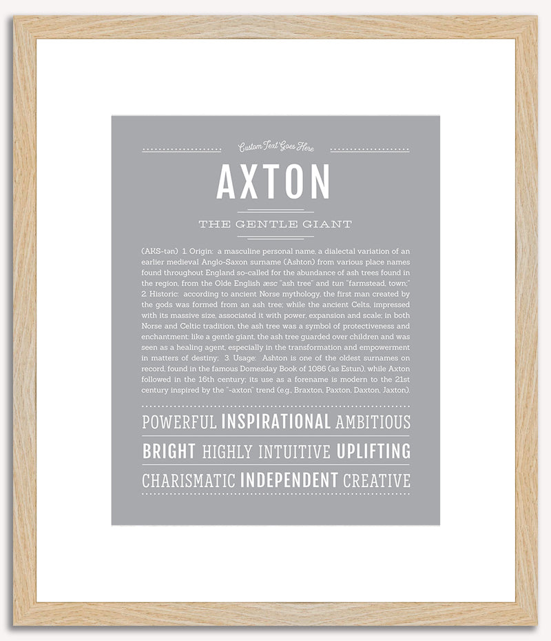 Axton | Name Art Print