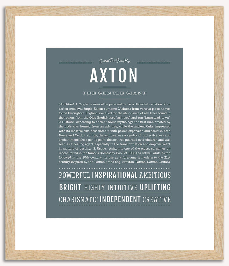 Axton | Name Art Print