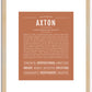 Axton | Name Art Print