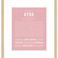 Ayda | Name Art Print