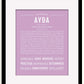 Frame Options | Lilac | Black Frame, Matted