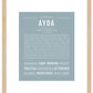 Ayda | Name Art Print